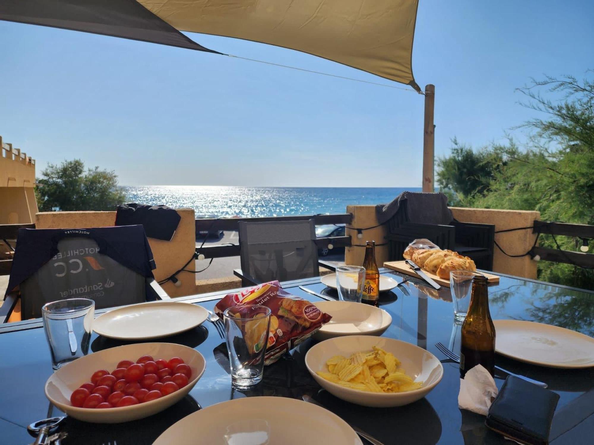 Cap Corse - Grande Maison Au Bord De Mer - Pmr Grillasca Exteriör bild
